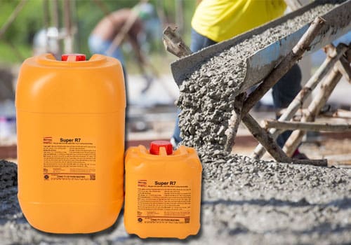 Xử lý bê tông với Super R7